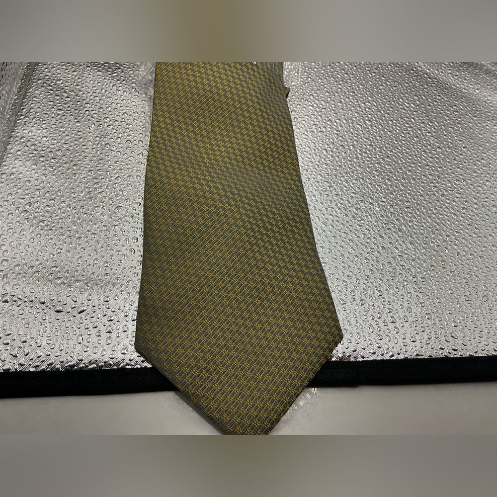 Rusty Lopez Accessories NEW WITH TAG Men’s Silk Tie Blue And Gold